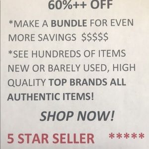 All items on sale!!! BRANDS AND LUXURY